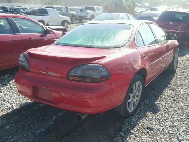 1G2WJ52M4XF305095 - 1999 PONTIAC GRAND PRIX RED photo 4