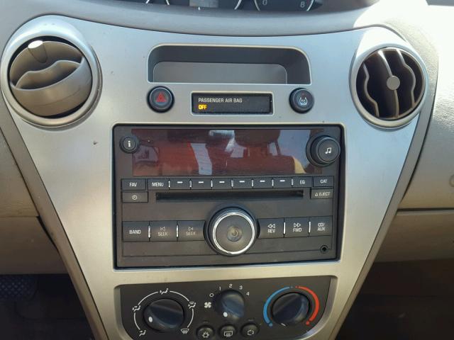 1G8AJ55F17Z159170 - 2007 SATURN ION LEVEL მწვანე ფოტო 9