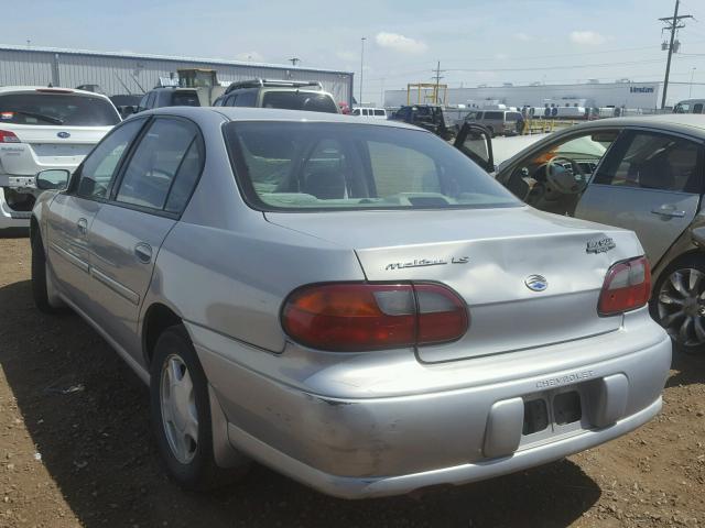 1G1NE52JXY6195763 - 2000 CHEVROLET MALIBU LS SILVER photo 3