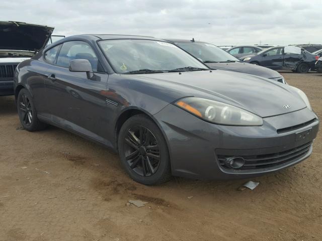 KMHHM66D17U239351 - 2007 HYUNDAI TIBURON GS GRAY photo 1