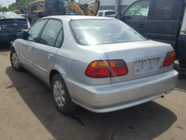 2HGEJ6619YH506652 - 2000 HONDA CIVIC BASE SILVER photo 3