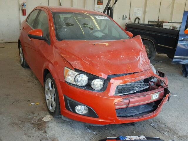 1G1JE5SH9C4110573 - 2012 CHEVROLET SONIC LTZ ORANGE photo 1