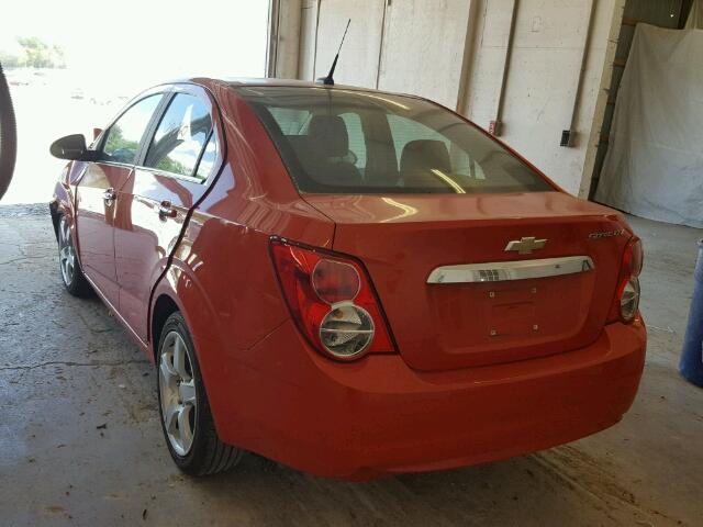 1G1JE5SH9C4110573 - 2012 CHEVROLET SONIC LTZ ORANGE photo 3