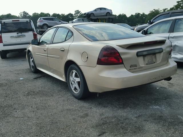 2G2WP522251295426 - 2005 PONTIAC GRAND PRIX GOLD photo 3