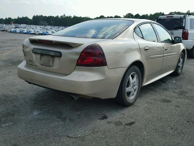 2G2WP522251295426 - 2005 PONTIAC GRAND PRIX GOLD photo 4