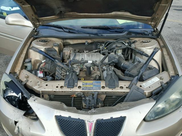 2G2WP522251295426 - 2005 PONTIAC GRAND PRIX GOLD photo 7