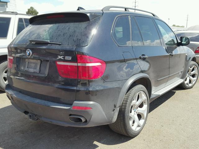 5UXFE83518LZ36560 - 2008 BMW X5 4.8I BLACK photo 4