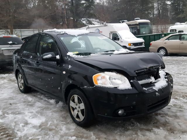 KL1TD56628B241611 - 2008 CHEVROLET AVEO BASE Սև լուսանկար 1