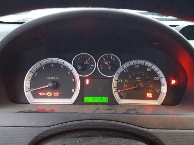 KL1TD56628B241611 - 2008 CHEVROLET AVEO BASE Սև լուսանկար 8