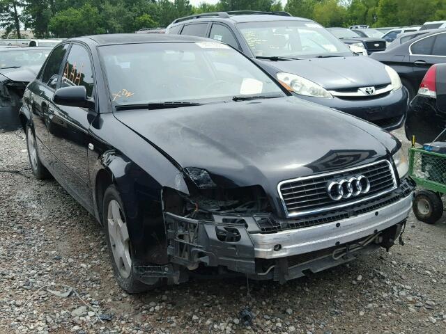 WAUJC68E94A154220 - 2004 AUDI A4 1.8T BLACK photo 1