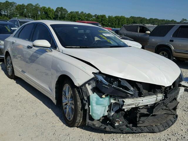 3LN6L2LU0ER820657 - 2014 LINCOLN MKZ HYBRID WHITE photo 1