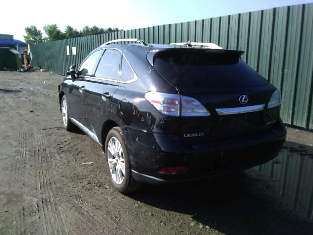 JTJBC1BA6A2007601 - 2010 LEXUS RX 450 BLACK photo 3