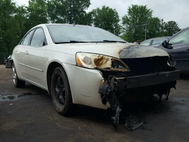 1G2ZG57B494211042 - 2009 PONTIAC G6 WHITE photo 1