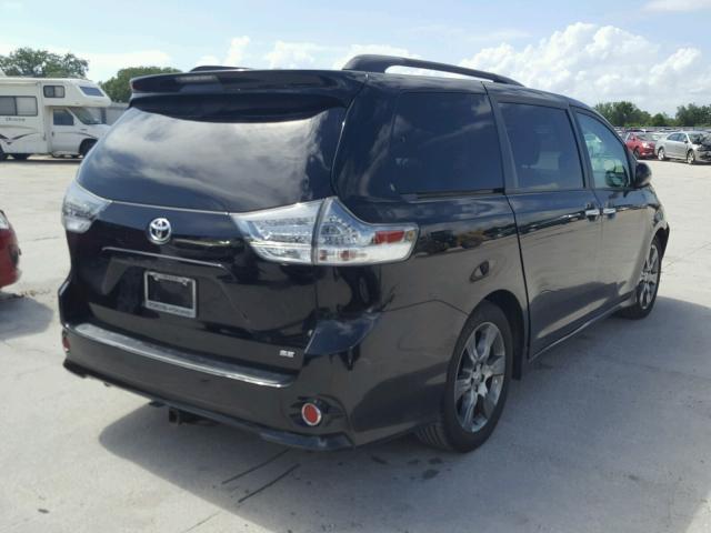 5TDXK3DC0FS663654 - 2015 TOYOTA SIENNA SPO BLACK photo 4