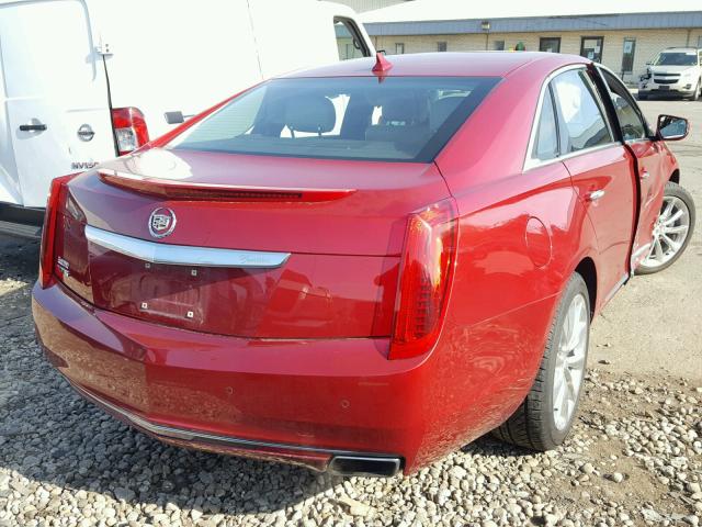 2G61P5S34D9167240 - 2013 CADILLAC XTS LUXURY RED photo 4