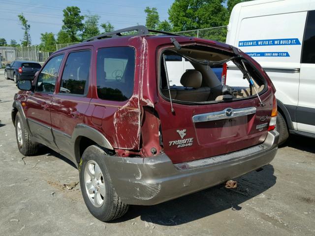4F2CZ961X3KM03256 - 2003 MAZDA TRIBUTE ES 栗色 照片 3