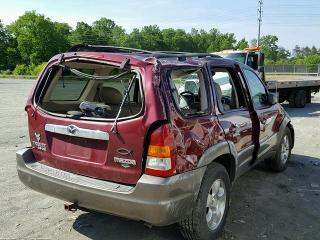 4F2CZ961X3KM03256 - 2003 MAZDA TRIBUTE ES 栗色 照片 4