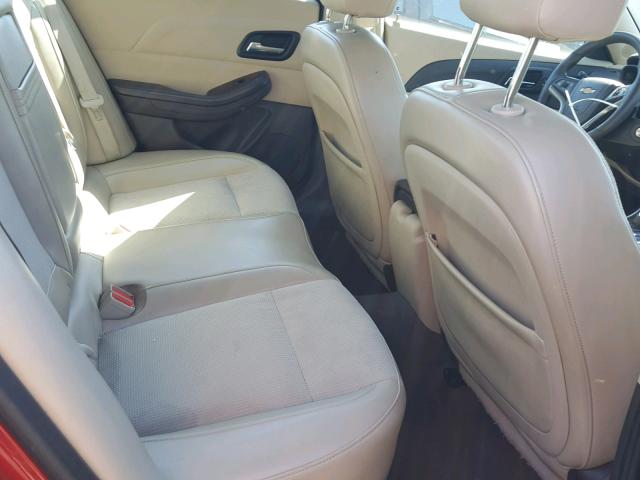 1G11D5RR2DF110759 - 2013 CHEVROLET MALIBU 1LT RED photo 6