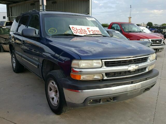 1GNEC13T4YJ148156 - 2000 CHEVROLET TAHOE C150 BLUE photo 1