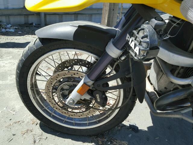 WB10495A13ZE54901 - 2003 BMW R1150 GS YELLOW photo 9