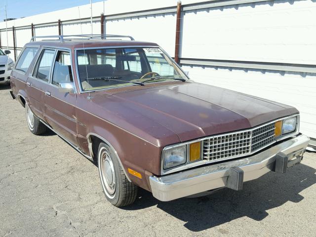 1FABP23B8BK102074 - 1981 FORD FAIRMONT BROWN photo 1