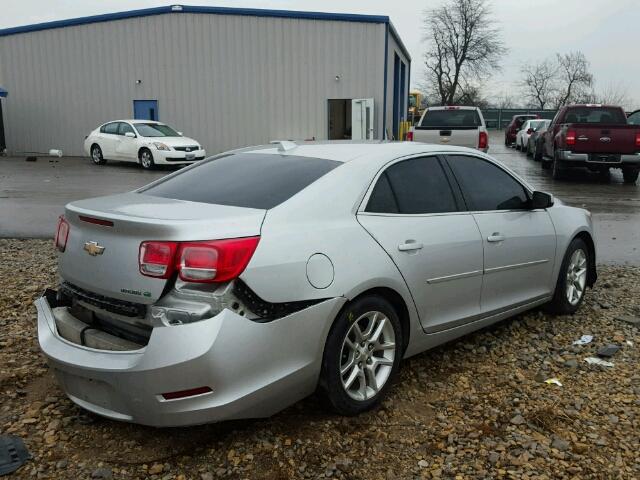 1G11D5SR3DF154733 - 2013 CHEVROLET MALIBU 1LT 银色 照片 4