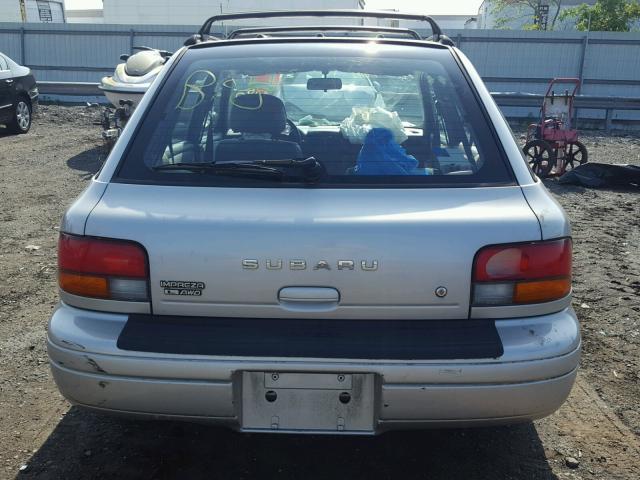 JF1GF4355XH804873 - 1999 SUBARU IMPREZA L SILVER photo 9