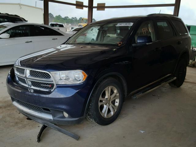 1C4RDHDG4CC266822 - 2012 DODGE DURANGO CR BLUE photo 2