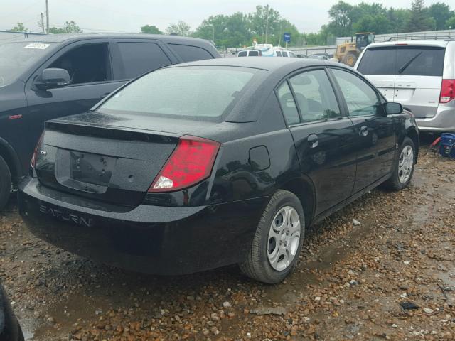 1G8AJ52F84Z130104 - 2004 SATURN ION LEVEL BLACK photo 4