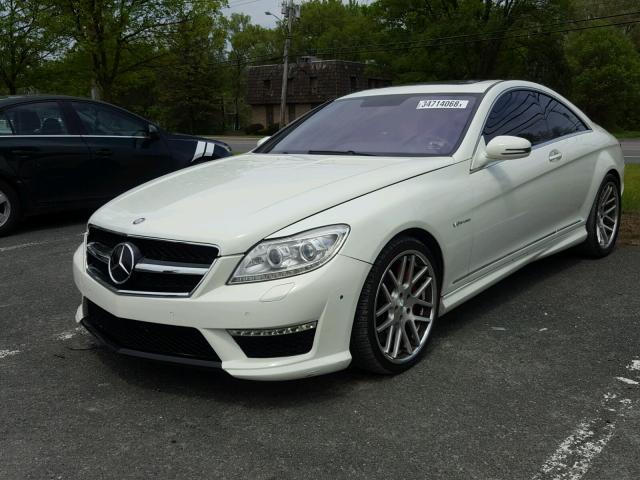 WDDEJ77X58A015880 - 2008 MERCEDES-BENZ CL 63 AMG WHITE photo 2