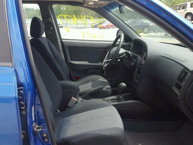 KMHDN56D46U193034 - 2006 HYUNDAI ELANTRA GL BLUE photo 5