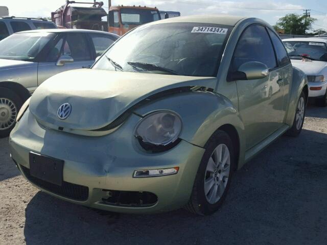 3VWPW31C28M516261 - 2008 VOLKSWAGEN NEW BEETLE GREEN photo 2