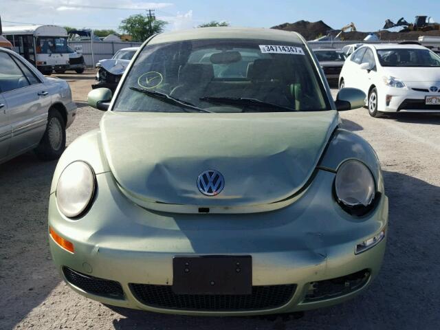 3VWPW31C28M516261 - 2008 VOLKSWAGEN NEW BEETLE GREEN photo 9