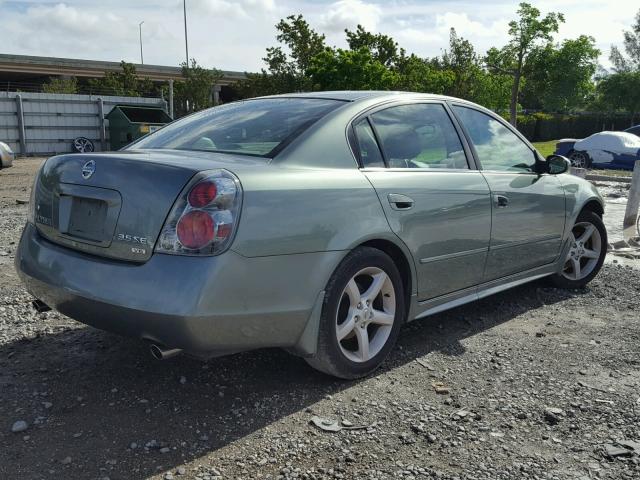 1N4BL11D75C242528 - 2005 NISSAN ALTIMA SE GREEN photo 4