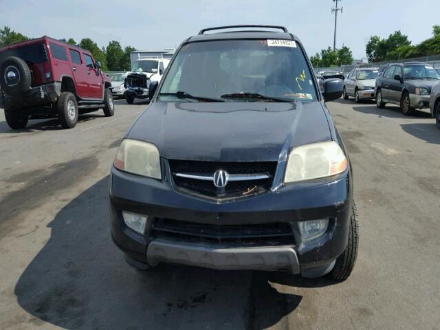 2HNYD18262H544689 - 2002 ACURA MDX BLACK photo 9