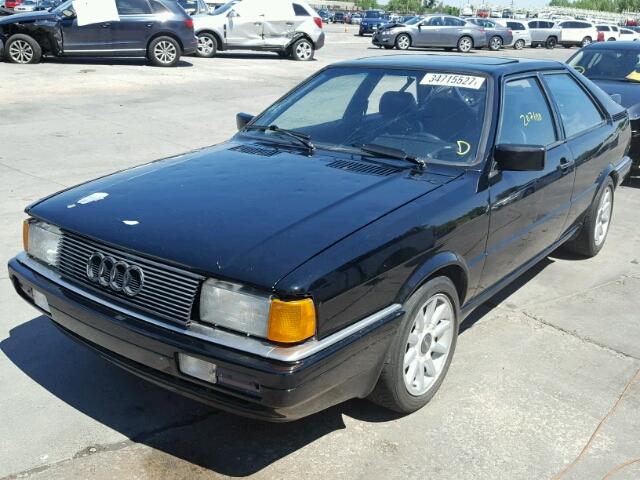 WAUBE0858HA034765 - 1987 AUDI GT BLACK photo 2