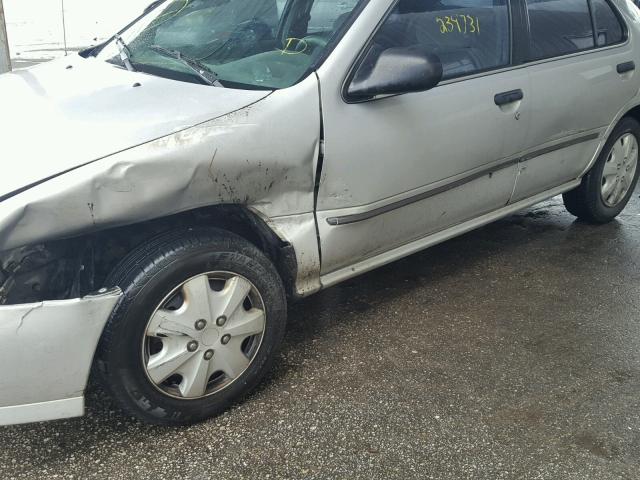 1N4AB41DXWC742636 - 1998 NISSAN SENTRA E SILVER photo 9