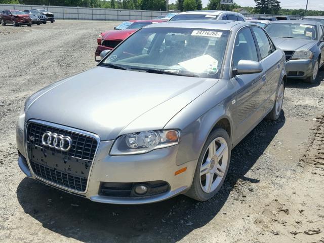 WAUAF78E58A099932 - 2008 AUDI A4 2.0T SILVER photo 2