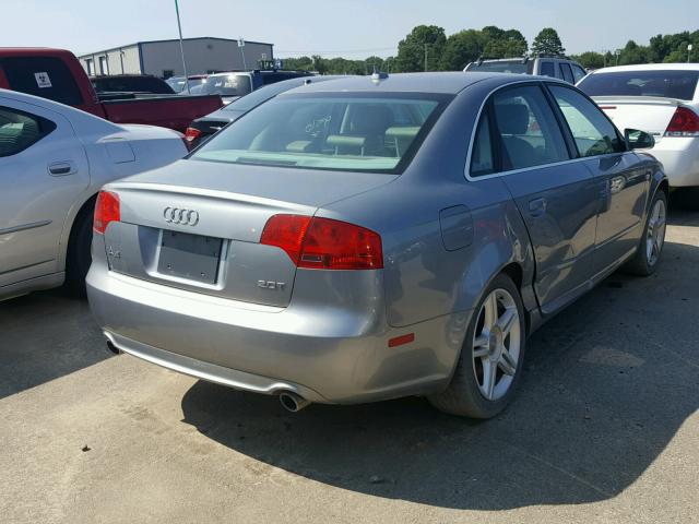 WAUAF78E58A099932 - 2008 AUDI A4 2.0T SILVER photo 4