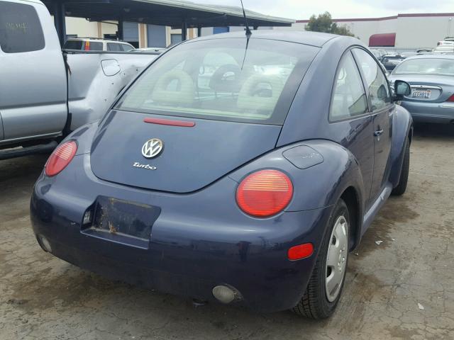 3VWCF21C9YM462854 - 2000 VOLKSWAGEN NEW BEETLE BLUE photo 4