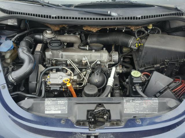 3VWCF21C9YM462854 - 2000 VOLKSWAGEN NEW BEETLE 蓝色 照片 7