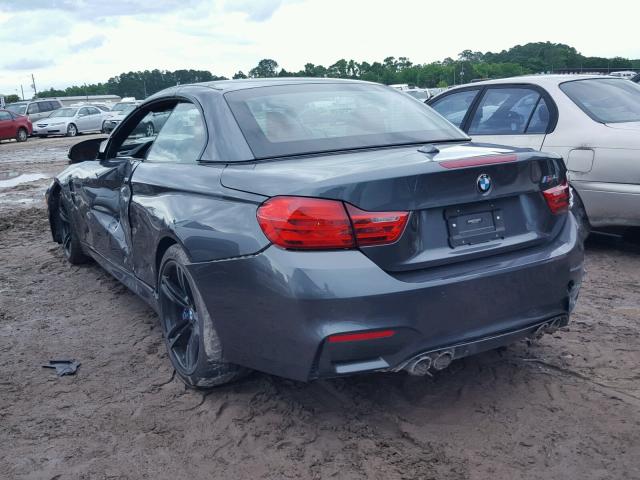 WBS3U9C51FP968095 - 2015 BMW M4 CHARCOAL photo 3