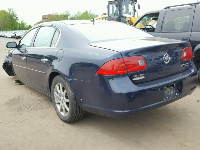 1G4HD57287U120106 - 2007 BUICK LUCERNE BLUE photo 3