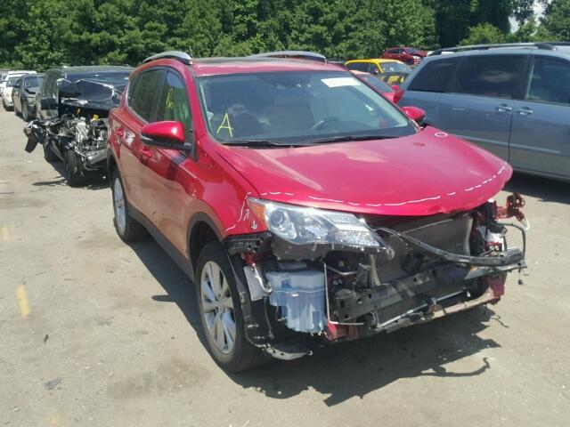 2T3YFREVXEW106422 - 2014 TOYOTA RAV4 LIMIT RED photo 1