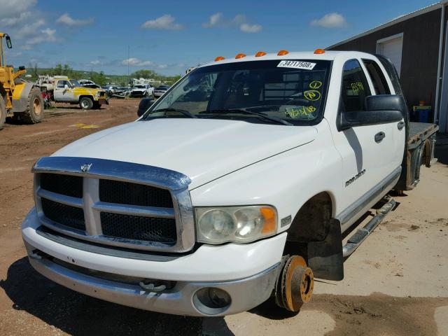 3D7KU28D13G760878 - 2003 DODGE RAM 2500 S WHITE photo 2