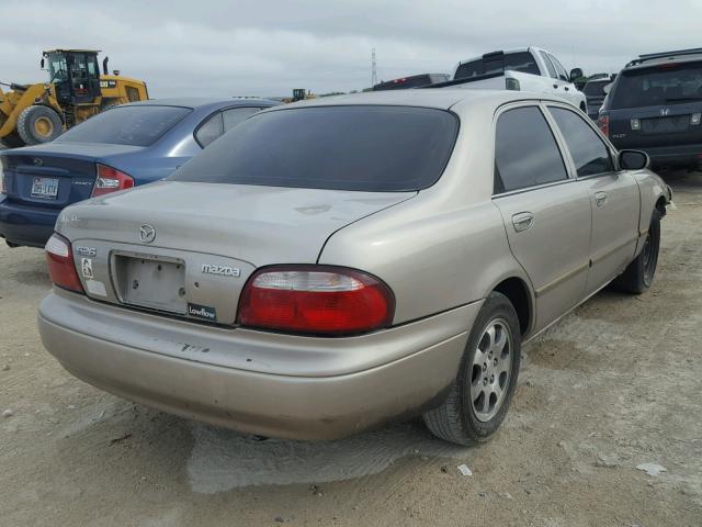 1YVGF22C925277438 - 2002 MAZDA 626 LX BEIGE photo 4