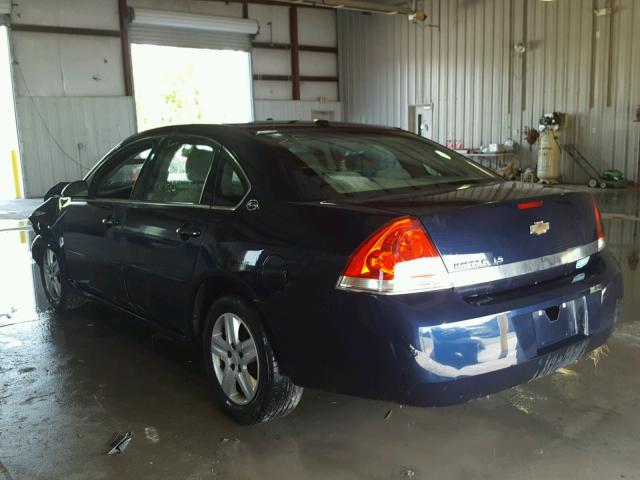 2G1WB58NX79254549 - 2007 CHEVROLET IMPALA LS BLUE photo 3