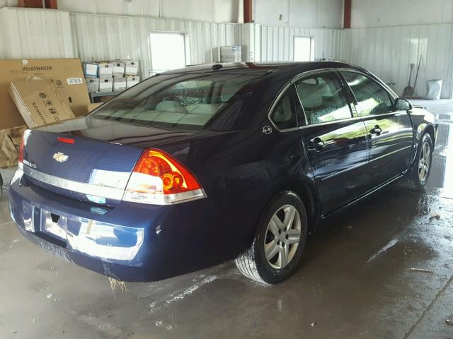 2G1WB58NX79254549 - 2007 CHEVROLET IMPALA LS BLUE photo 4