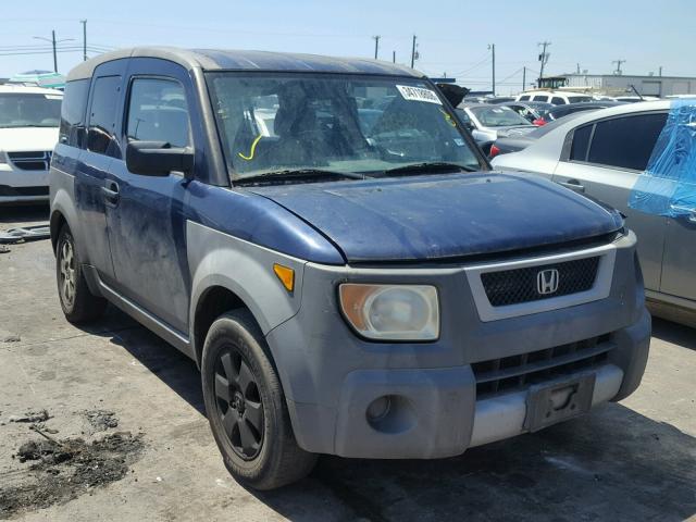 5J6YH18263L006521 - 2003 HONDA ELEMENT DX BLUE photo 1