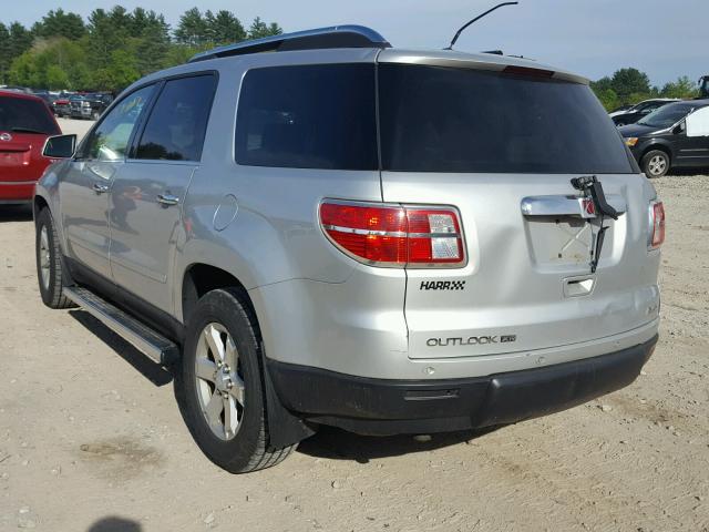 5GZEV23D69J138553 - 2009 SATURN OUTLOOK XR ვერცხლისფერი ფოტო 3